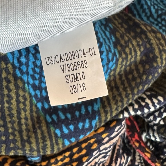 Banana Republic Chevron Maxi Dress Size‎ Small Racer Back Boho Chic Travel Indie - Picture 7 of 9